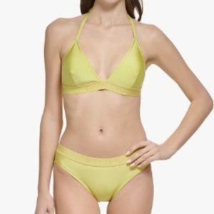 Calvin Klein Halter Bikini in "Pear Shimmer" NEW-  Sz. Lrg